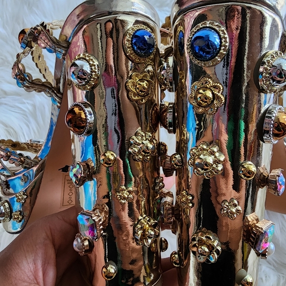 Azalea Wang Rhinestone Heels - Picture 8 of 10